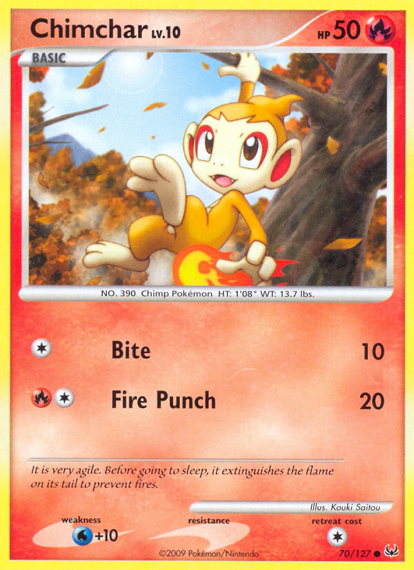 Platinum Chimchar #70/127